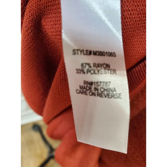 Inner Circle Women's Rayon Round Neck Long Sleeve Knee Length Dress Size X-Large - Picture 11 of 12